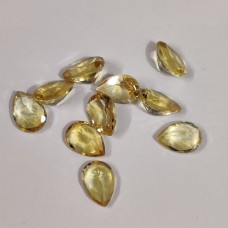 Citrine 10x7mm pear facet 1.89 cts